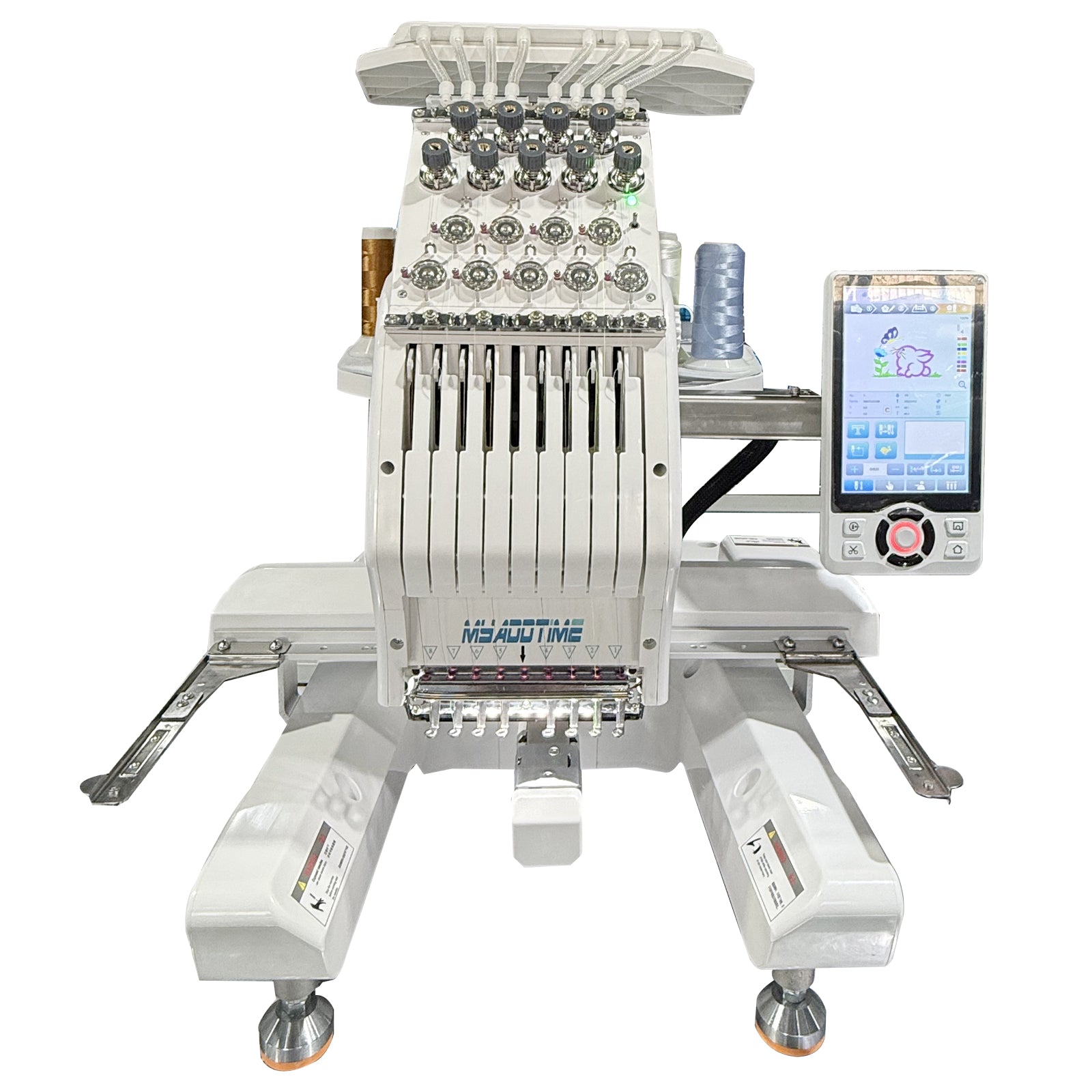 MYADDTIME 8-Needle Embroidery Machine for Home & Small Business